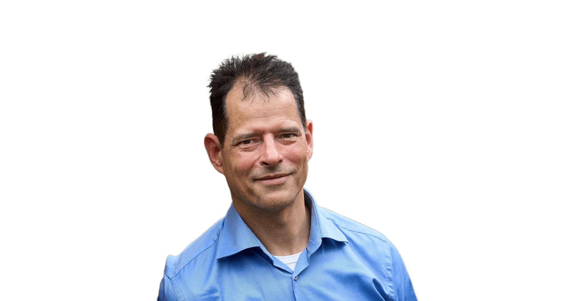 Social media coach Iwan Koenderman begeleidt ondernemers Portret van social media coach Iwan Koenderman