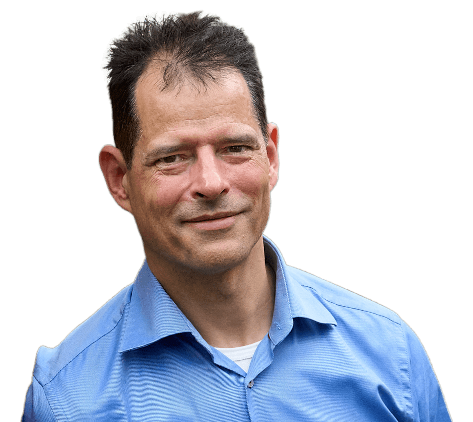 Social media coach Iwan Koenderman begeleidt ondernemers Portret van social media coach Iwan Koenderman